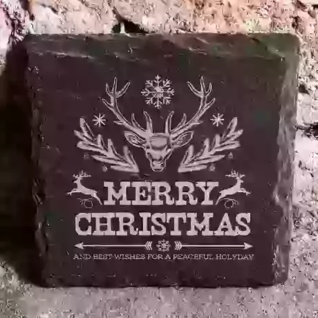 Christmas Slate Coasters